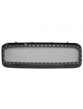 ABS Plastic Car Front Bumper Grille for 1999-2004 F250 F35 ABS Plastic Stainless Steel Coating QH-FD-023 Black