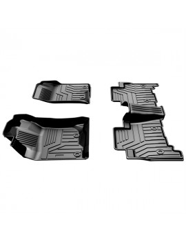 Custom Fit  3D TPE All Weather Car Floor Mats Liners for Toyota 4 Runner/Lexus GX460 2014-2019 (1st & 2nd Rows, Black)