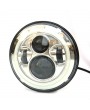 7" 45W 6500K White Light IP67 Waterproof LED Headlight with Built-in Drive for Vehicles
