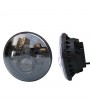 2pcs 7" 30W 4-LED 6500-7000K White Light IP67 Waterproof LED Headlights Black