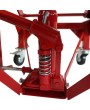300lb Motorcycle Hydraulic Lifting Platform red